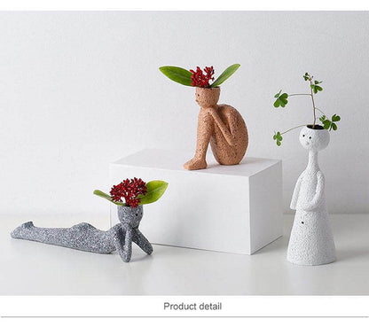 Nordisk Kreativ Klipp Porträtt Blomkrukor | Veska