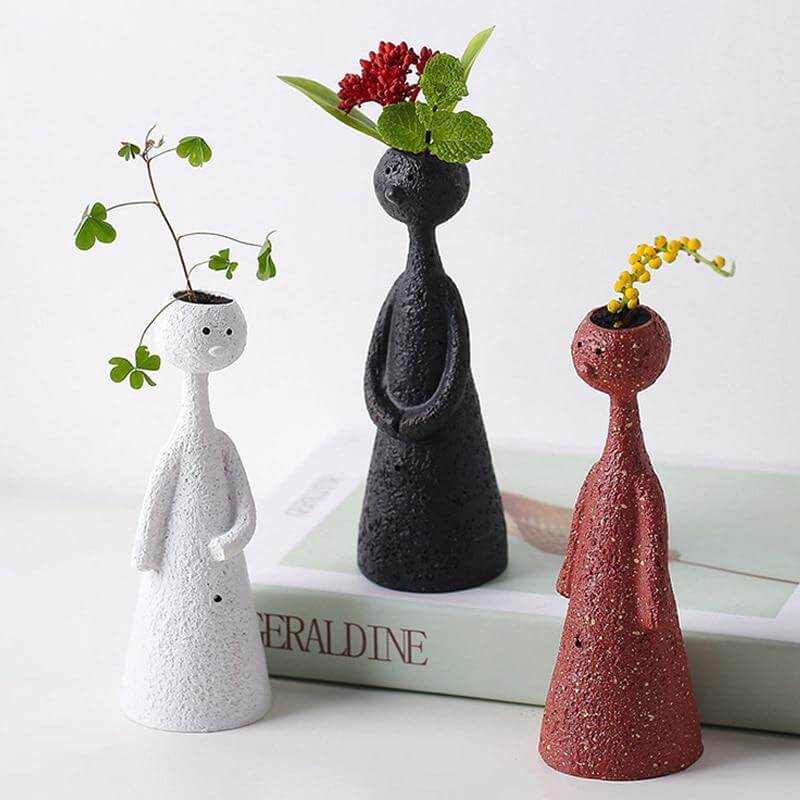 Nordisk Kreativ Klipp Porträtt Blomkrukor | Veska