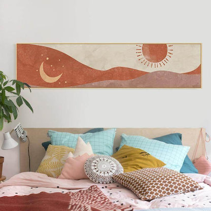 Nordisk Minimal Väggkonst Canvasmålning | Veska