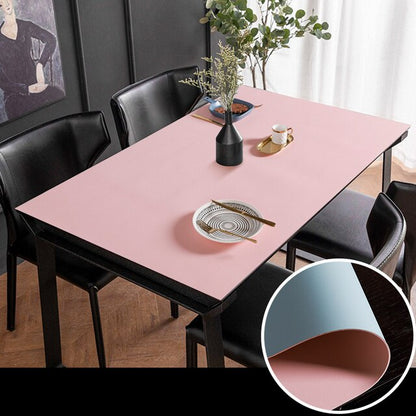 Nordisk minimalistisk läder vattentät bordsskyddsmatta | Veska Rosa
