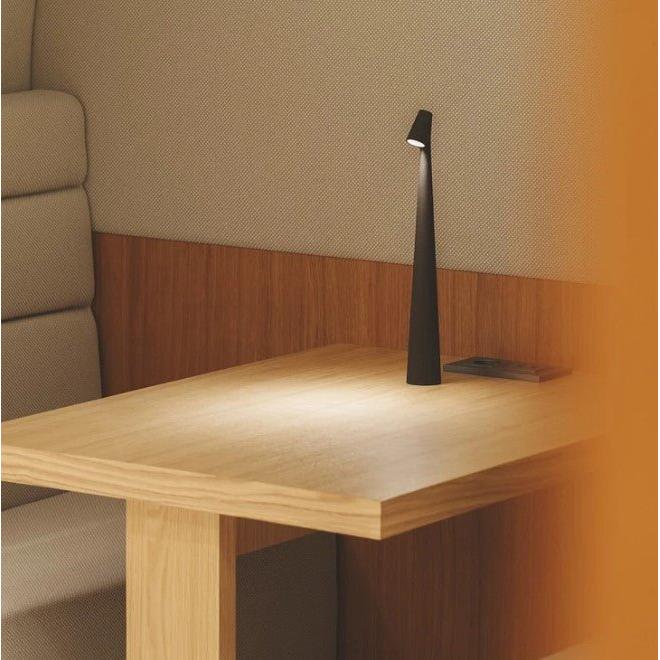 Nordisk Minimalistisk LED Trådlamp Bordslampa | Veska Svart 350mm