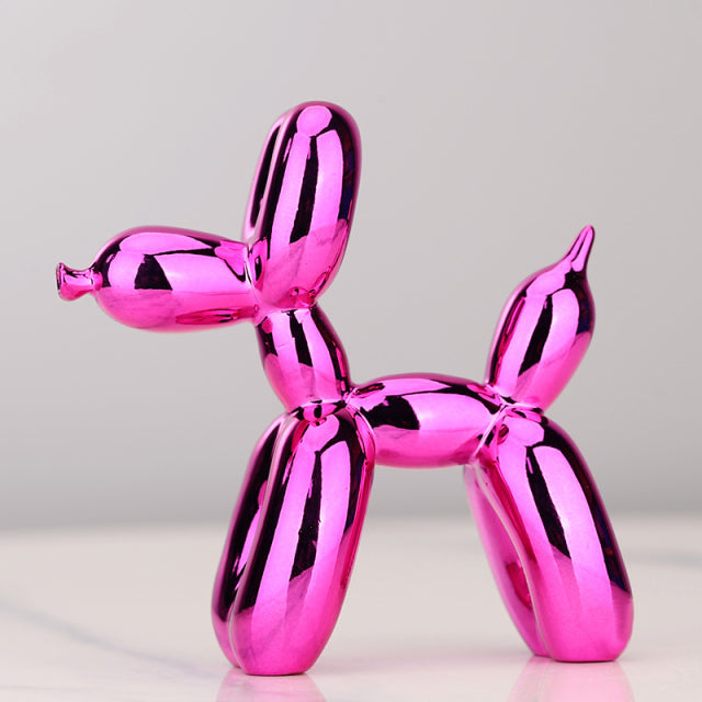 Nordisk Resin Ballonghund Figuriner | Veska Fuchsia