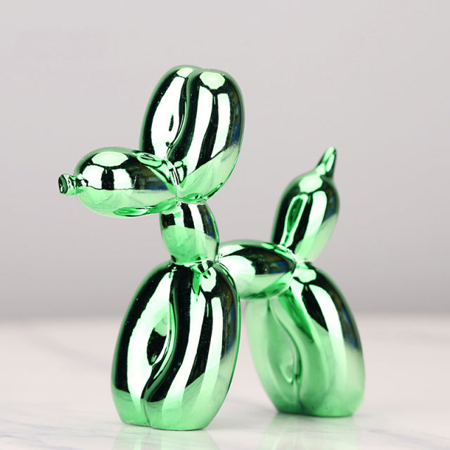Nordisk Resin Ballonghund Figuriner | Veska grön