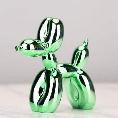 Nordisk Resin Ballonghund Figuriner | Veska grön