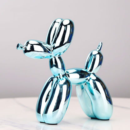 Nordisk Resin Ballonghund Figuriner | Veska himmelsblå