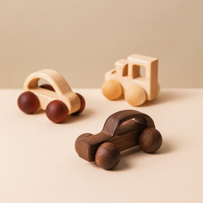 Nordisk Stil Minimalistisk Träbil | Veska