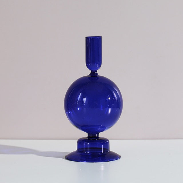 Nordisk Stilig Bubbelglas Ljushållare | Veska 205-11