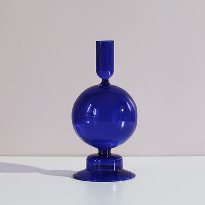 Nordisk Stilig Bubbelglas Ljushållare | Veska 205-11