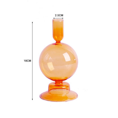 Nordisk Stilig Bubbelglas Ljushållare | Veska 205-12