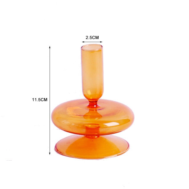 Nordisk Stilig Bubbelglas Ljushållare | Veska 205-14