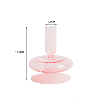 Nordisk Stilig Bubbelglas Ljushållare | Veska 205-15