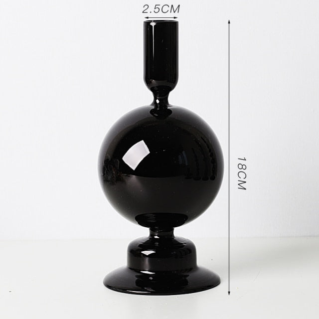 Nordisk Stilig Bubbelglas Ljushållare | Veska 205-19