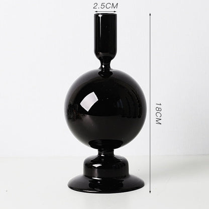 Nordisk Stilig Bubbelglas Ljushållare | Veska 205-19