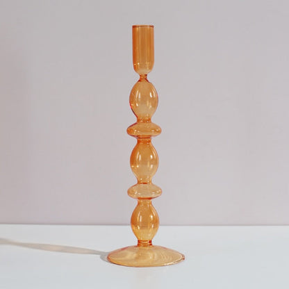 Nordisk Stilig Bubbelglas Ljushållare | Veska 205-2
