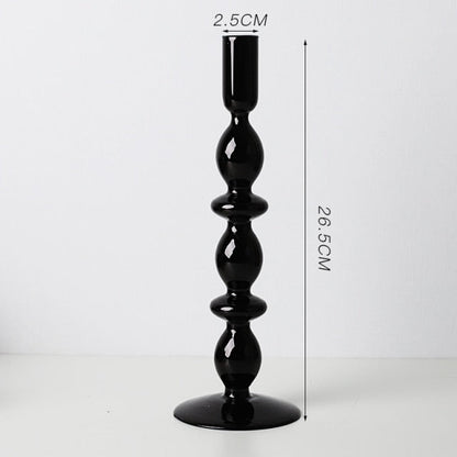 Nordisk Stilig Bubbelglas Ljushållare | Veska 205-21