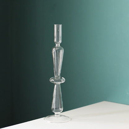 Nordisk Stilig Bubbelglas Ljushållare | Veska 205-7