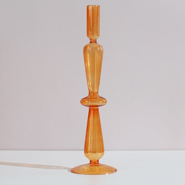 Nordisk Stilig Bubbelglas Ljushållare | Veska 205-8