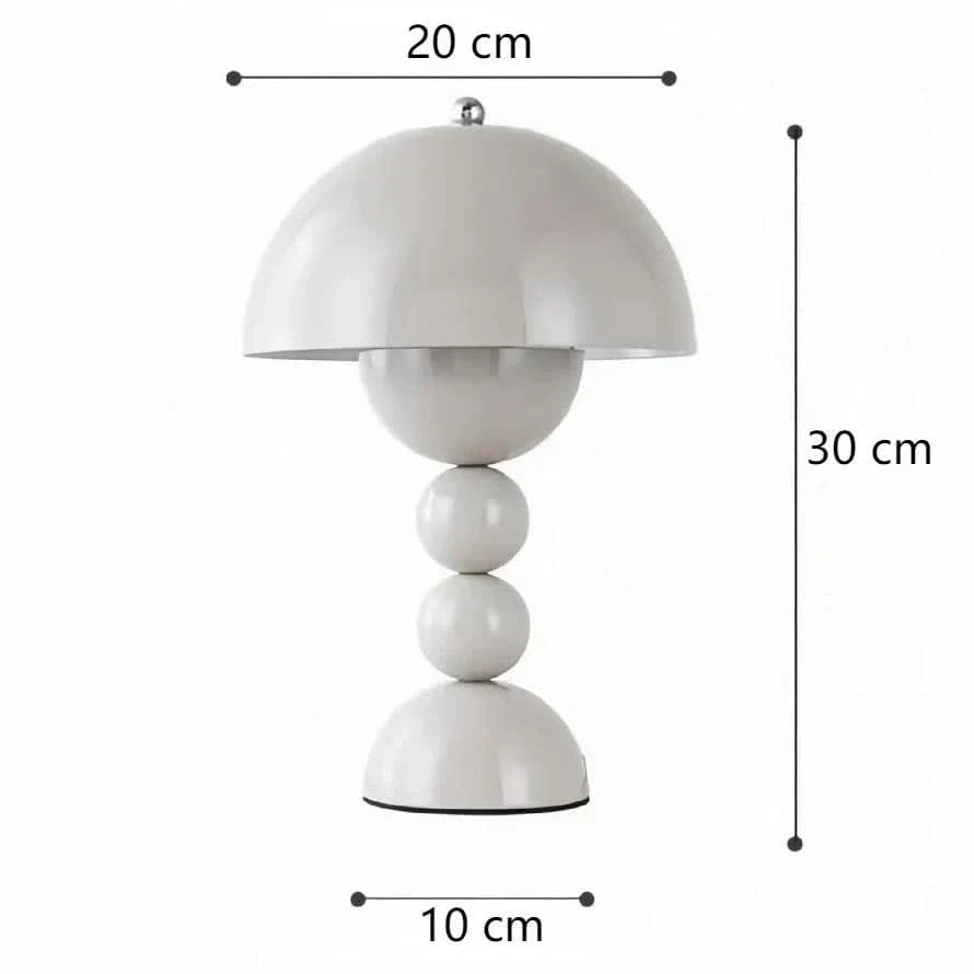 Nordisk uppladdningsbar blomma bärbar bordslampa | Veska