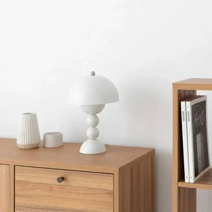 Nordisk uppladdningsbar blomma bärbar bordslampa | Veska