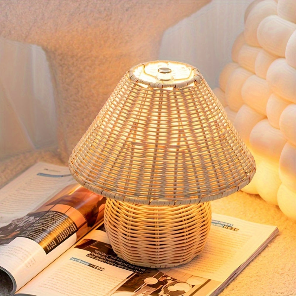 Noya Rattan Bordslampa Heminredning | Veska