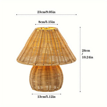 Noya Rattan Bordslampa Heminredning | Veska