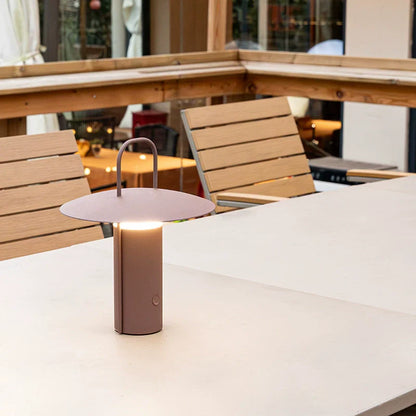 Ny Designer Portabel Bordslampa | Veska brun
