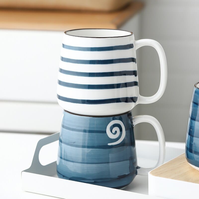 Ocean Hand Painted Ceramic Mug | Veska