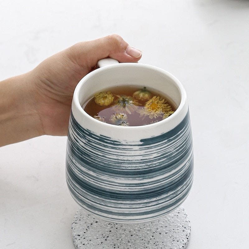 Ocean Hand Painted Ceramic Mug | Veska