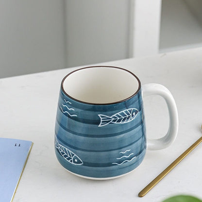 Ocean Hand Painted Ceramic Mug | Veska
