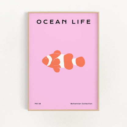 Ocean Life Nr. 18 - Gyllene Fisk | Veska 21×30 cm