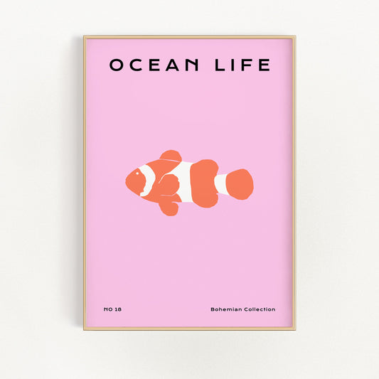Ocean Life Nr. 18 - Gyllene Fisk | Veska 21×30 cm