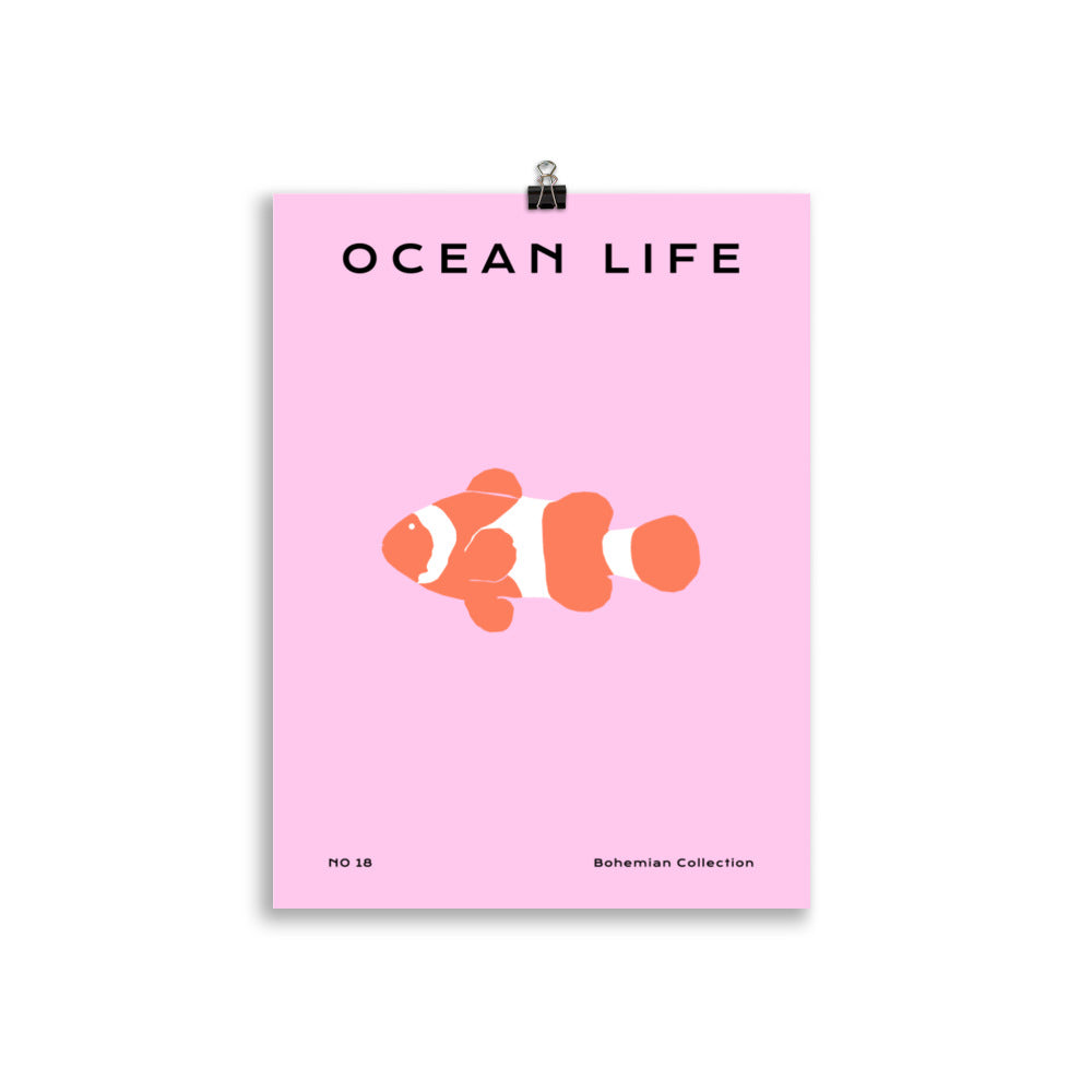 Ocean Life Nr. 18 - Gyllene Fisk | Veska 30×40 cm
