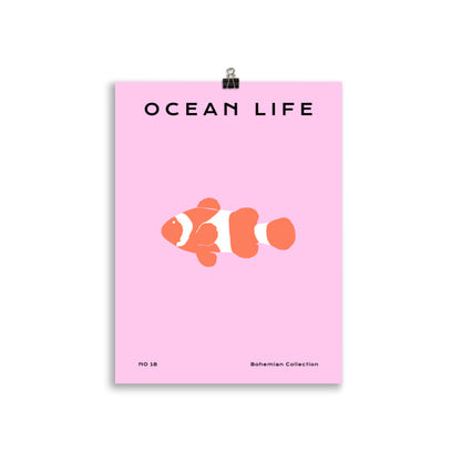 Ocean Life Nr. 18 - Gyllene Fisk | Veska 30×40 cm