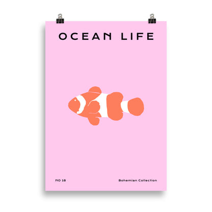Ocean Life Nr. 18 - Gyllene Fisk | Veska 50×70 cm