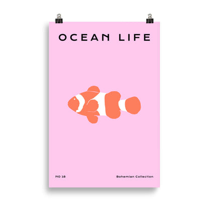 Ocean Life Nr. 18 - Gyllene Fisk | Veska 61×91 cm
