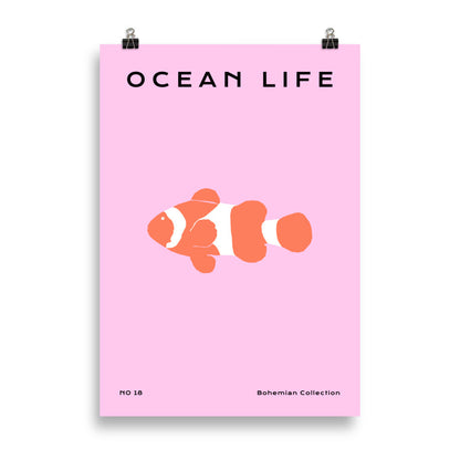 Ocean Life Nr. 18 - Gyllene Fisk | Veska 70×100 cm