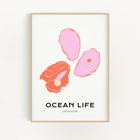 Ocean Life - Shell | Veska 21×30 cm