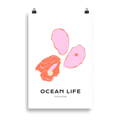 Ocean Life - Shell | Veska 61×91 cm