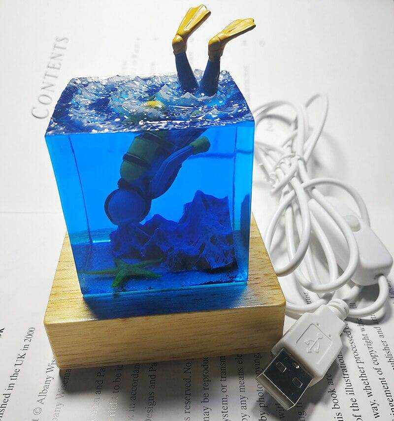Ocean Scuba Diver Lampa | Veska