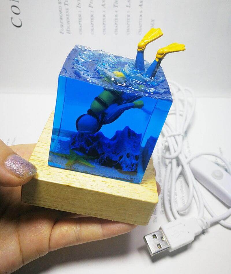 Ocean Scuba Diver Lampa | Veska
