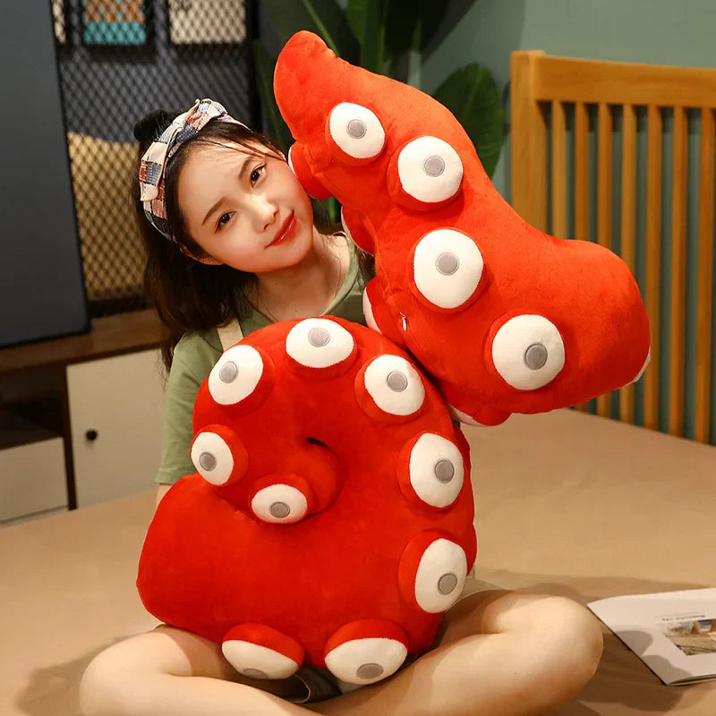 Oktopus Tentakler Mjuk Plysch Kudde | Veska