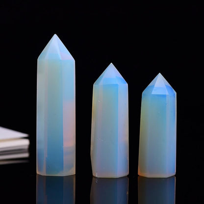 Opalite Crystal Point Tower | Veska