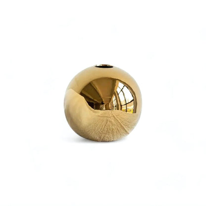 Opulent Golden Ball Vase Collection | Veska