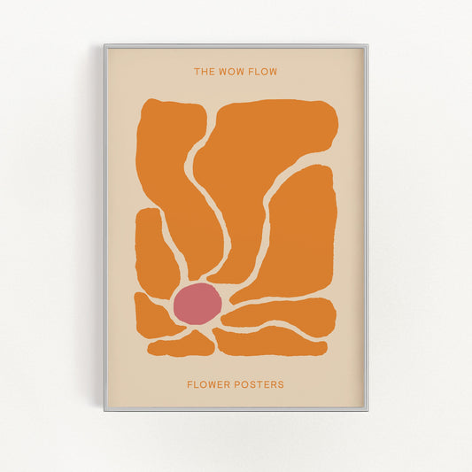 Orange Anemon | Veska 21×30 cm