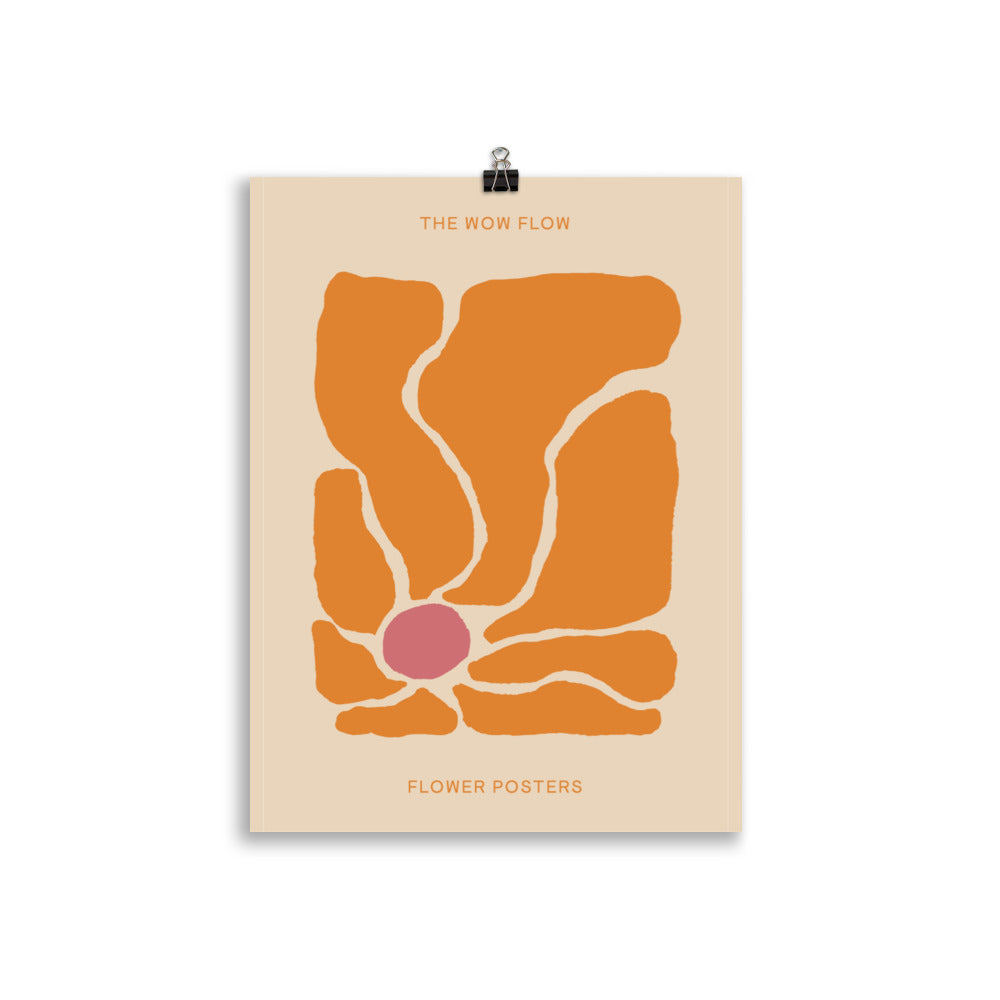 Orange Anemon | Veska 30×40 cm