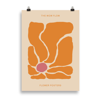 Orange Anemon | Veska 50×70 cm