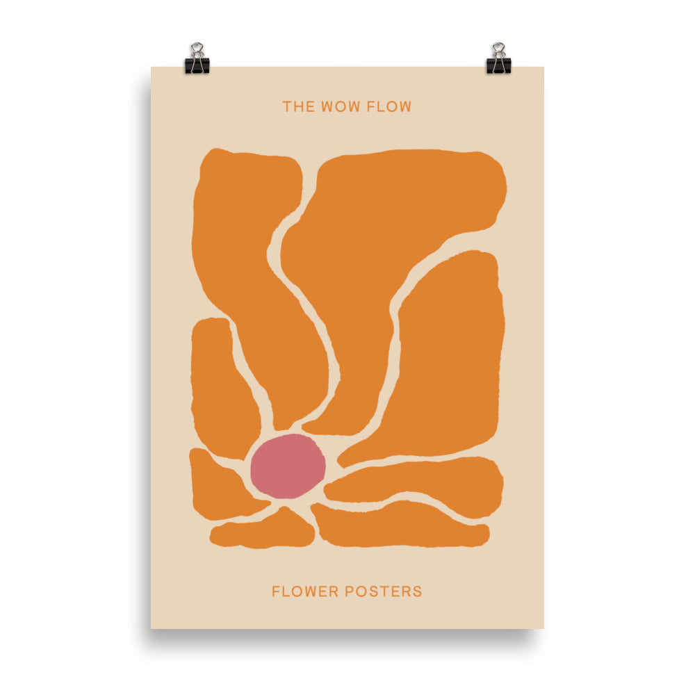 Orange Anemon | Veska 70×100 cm