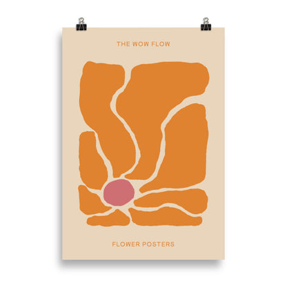 Orange Anemon | Veska 70×100 cm