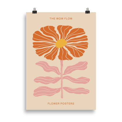 Orange Cosmos | Veska 50×70 cm
