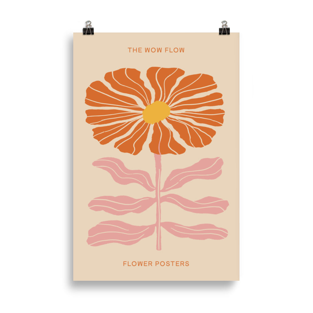 Orange Cosmos | Veska 61×91 cm